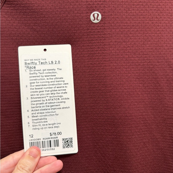 Perfect condition - swiftly tech long sleeve 12 - Picture 2 of 4